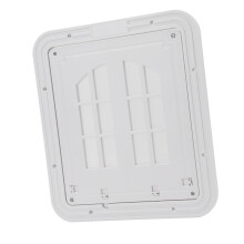 Pet Screen Door Kit White S, Breathable & Bite Resistant, Strong Plastic Structure