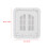 Pet Screen Door Kit White S, Breathable & Bite Resistant, Strong Plastic Structure 2