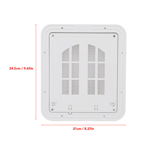 Pet Screen Door Kit White S, Breathable & Bite Resistant, Strong Plastic Structure 1