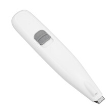 Trimmer per peli di animale, 16,5 cm, basso rumore, ricaricabile, bianco
