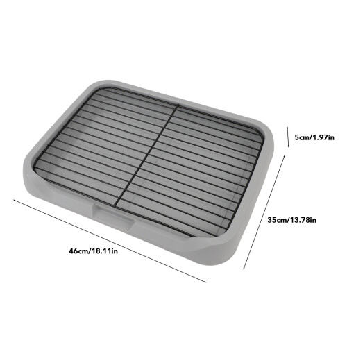 Removable Dog Training Toilet, PP + Iron, 46x35x5cm Small & Medium 1