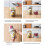 Caja de avena de doble capa 150ml+330ml PP apta para microondas 5