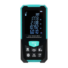 Distanziometro laser 70m/229ft Digitale con Pythagoras e Ricarica USB