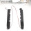 Q211 4,5 Zoll Laptop eingebauter Lautsprecher ABS Shadow Elf 3