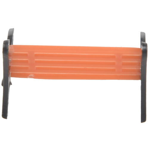 5pcs Plastic Model Park Bench Model Landscape 1:50 w/ Black Arm 2