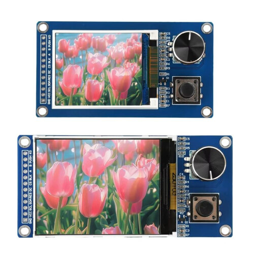 2.4-Inch TFT Display Screen with Ec11 Rotary Encoder Combination Module SPI Interface LCD Screen Electronic Kit 1