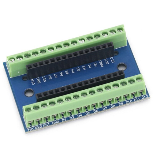 Placa de Expansão  IO Shield para  , Adaptador de Terminal, Placa de Extensão Simples, Compatível com AVR ATMEGA328P 1