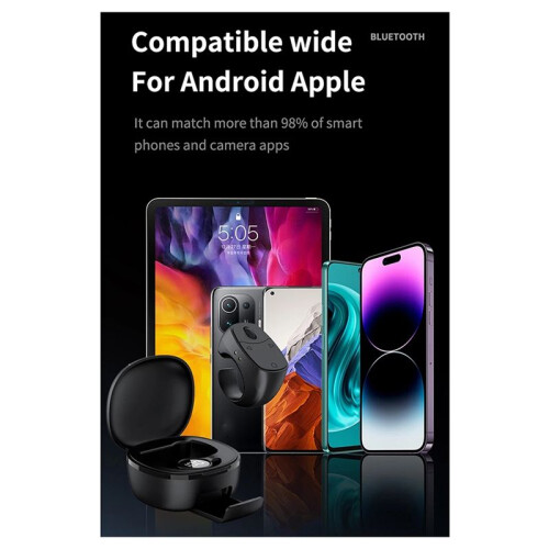 JX-12 Roller Fingertip Ring Remote Control Wireless  Mobile Selfie Mice Video Automatic Page Turner Browsing 2