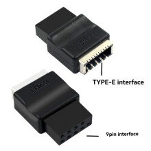 Motherboard USB2.0 9PIN Male to Type-E Female Adapter TYPE-E Interface Header Adapter