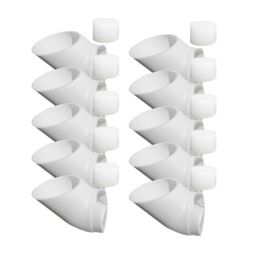 10 Sets Hydroponisches Erdfreies Anbausystem DIY Hydroponisches Baumschul-Garten-Set