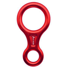 35KN Escalada em Rocha Mosquetão Figura 8Rapel Corda Descendente Figura Alumínio Dispositivo de Segurança Rapel Equipamento de Descida