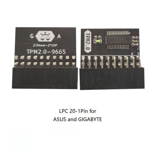TPM 2.0 Security Module for Gigabyte Motherboards 20-1 Pin Encryption Memory Card Enhanced Data Protection 2