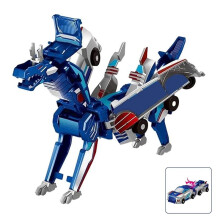 Magisches Transformations-Super-Kombinationsauto-Spielzeug 2 in 1 für Kinder, Magnetische Kollision, Transformierendes Auto, DIY-Spielzeug, Geschenk