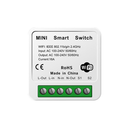 Tuya 16A  Wifi  DIY 1-Way Remote Control Timer Relay Automation for  Life Work