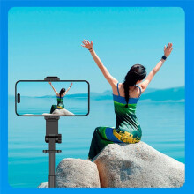 Selfie Vlog Monitor Tela Móvel Smartphone Câmera Traseira com Versão Projeção Remota Fotografia