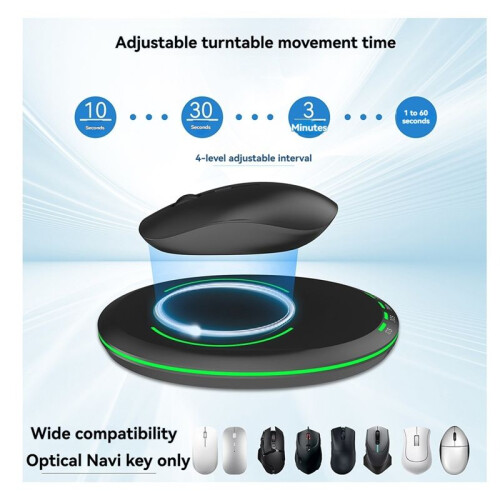 Undetectable Mouse Mover Pad Device Automatic Mouse Wiggler Shaker to Keep Mouse Moving Work Home 2