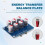 4S 6A Active Equalizer Lifepo4 Li-Ion Lithium Battery Balancer  Transfer Balancing Board for 4 Strings 12V 7