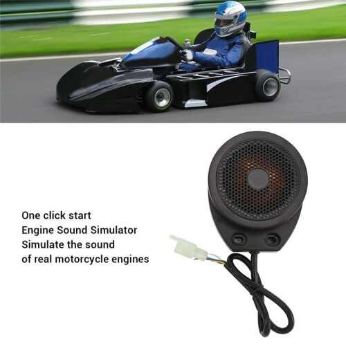 Motorcycle Engine Sound Simulator Universal DC12V to 80V Engine Sound Simulated System for Motorcycle,Bicycle 2