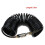 Air Hose,25ft Air Compressor Hose with Bend Restrictor,PE  Air Hose with 1/4 Solid Pure Copper Quick Connect 4