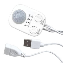 5V-24V USB Body Infrarood PIR Bewegingsmelder Schakelaar Menselijke Bewegingsmelder Detector Schakelaar voor LED-Lichtstrip USB