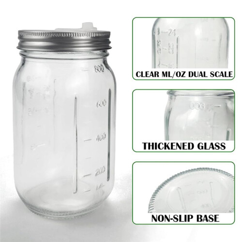 32 Oz Mason Jar Fermentation Kit, Fermentation Jar, Fermentation Lid, Fermenting Weights and Airlocks 2