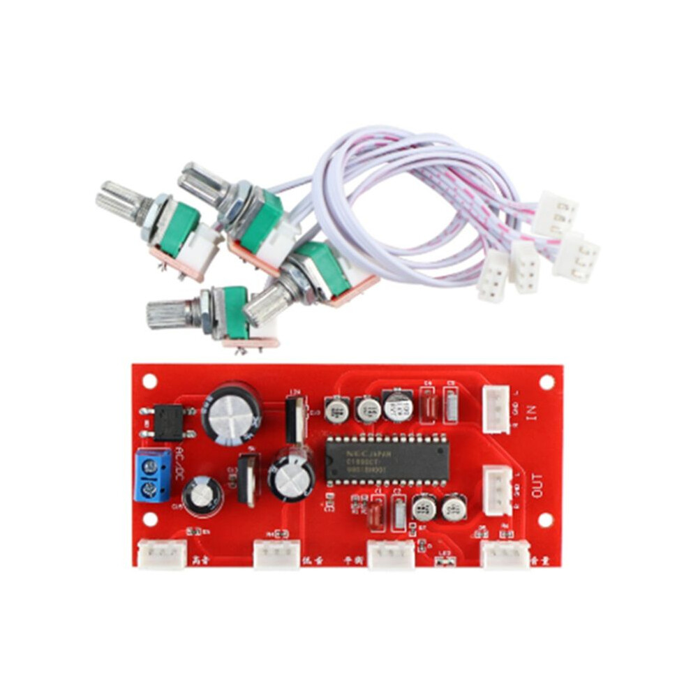Upc1892 Hifi Stereo Preamplifier Volume Tone Control, Treble Balance Bass Finished Board Potentiometer Separation 4711755303051