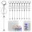 Beadable Keychain Bars Metal Bead Keychain Set for DIY  Projects Making 1