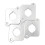 Aluminum Coilpack Adapter Plates for 1.8T to 2.0TFSI, Silver, 8.5*6.4cm 4