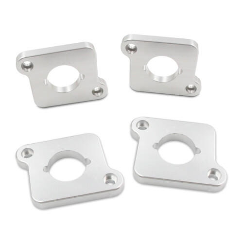 Aluminum Coilpack Adapter Plates for 1.8T to 2.0TFSI, Silver, 8.5*6.4cm 2