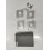 Aluminum Coilpack Adapter Plates for 1.8T to 2.0TFSI, Silver, 8.5*6.4cm 7