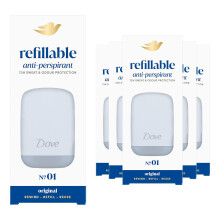Dove No.1 Original Anti-Perspirant Kit & 35ml Refill, 6pk