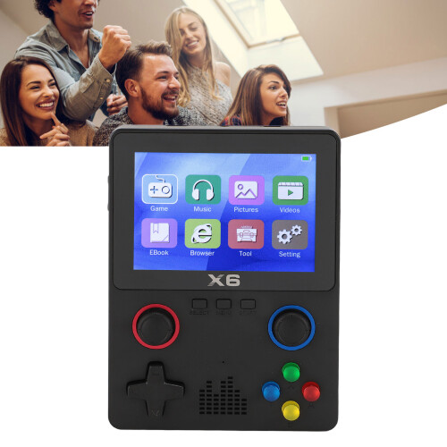Handheld Retro Gaming Console with 32GB, 3.5" IPS Screen, 2000mAh Battery