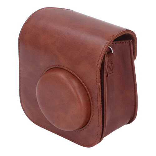 Funda de cuero PU marrón para Mini SE 7 Plus