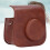 Funda de cuero PU marrón para Mini SE 7 Plus 12