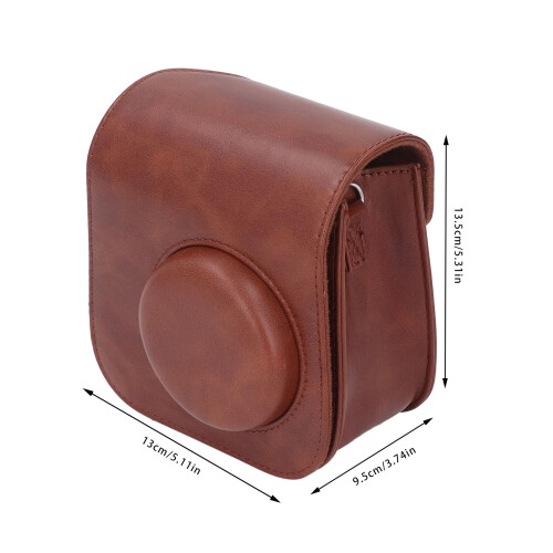 Funda de cuero PU marrón para Mini SE 7 Plus 1