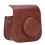 Funda de cuero PU marrón para Mini SE 7 Plus 15