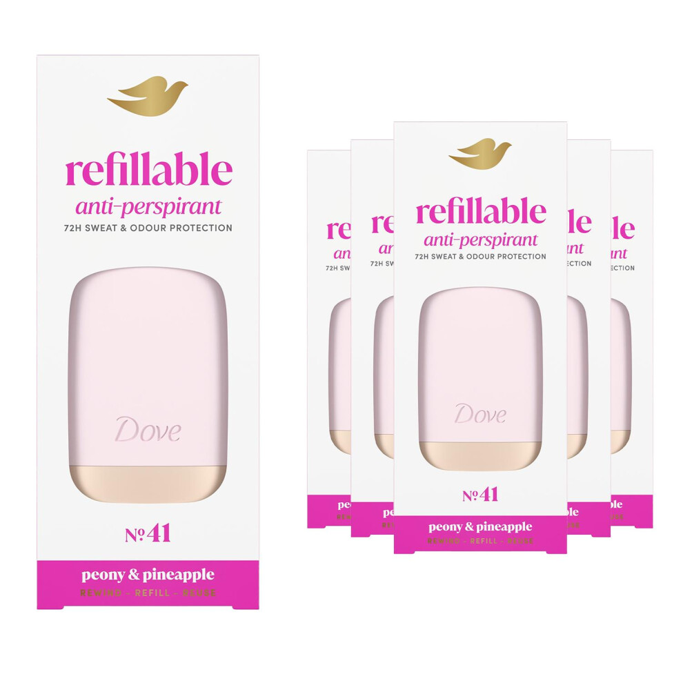 Dove Peony & Pineapple Anti-Perspirant & 35Ml Refill, 6 Pk