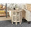 Beliani Side Table SANTRA Mango Wood Light Brown 2