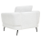 Beliani Armchair KJAER Fabric Off-White 5