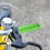 Fixed Gear Lenkergriffe aus Gummi Grün rutschfest 11