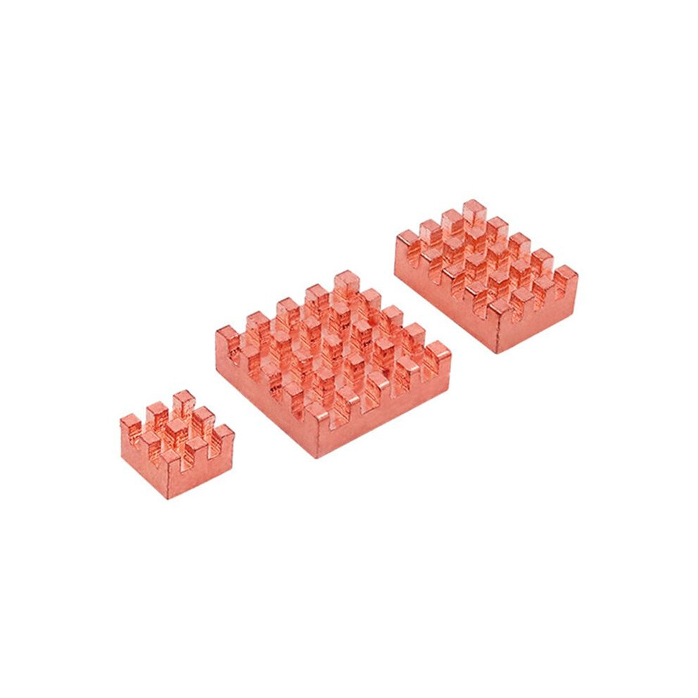 For Pi Rv2 Heat Sink Copper Heatsink Passive Cooling Cpu Ram Radiator For Rv2 Orange 6031816306875