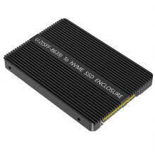 M.2(NGFF) NVMe SSD to U.2 (SFF-8639) 2.5Inch SSD Adapter with Thermal Pad, Convert M.2 NVMe SSD to U.2 Not for