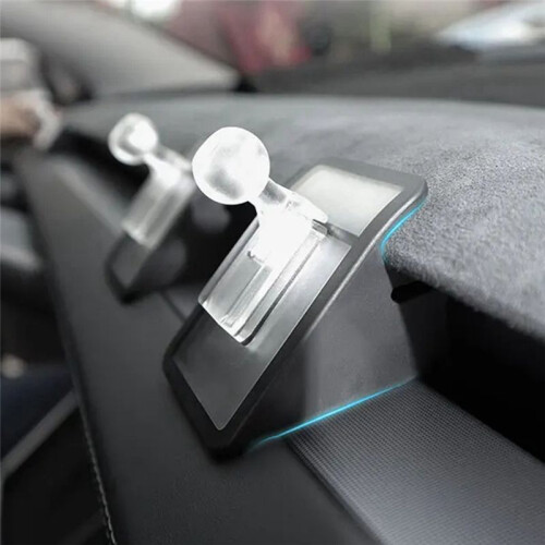 17mm Bracket Base for  Model 3 Highland Model Y Juniper Launch Soft Adhesive Flexible Movable 360 Degree Rotation 2