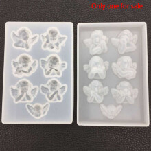 Little Angel Shape Silicone Mold for Resin DIY Clay UV Epoxy Resin Molds Pendant Jewelry Tools Mould