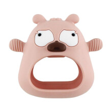 Baby Teether Toys,Cute Dog Buddy Silicone Teething Gloves for Newborn Dental Care Gums Sucking Needs Light