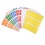 540Pcs/18 Sheets Cable Labels Tags Cable Markers Self Adhesive Cable Labels Waterproof Tear Resistant Wire Labels 1