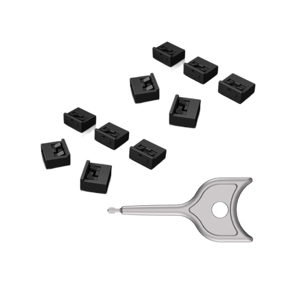 10Pcs Usb Dust Plug Usb Port Blocker Usb A Port Cover Enhances Data Security Port Protections For Computers And Notebook 6031075749512