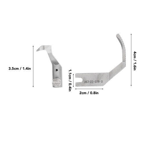 Single Left Toe Foot Set for Durkopp Adler 267/269 Models 1