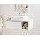 Beliani Wall Mounted Vanity Unit RUPANCO 80 cm White 2