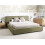 Beliani Bed Fabric LINARDS 180 x 200 cm (EU Super King) Olive Green 2